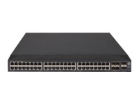 HP Switch 1000Mbit, 48xTP + 4xSFP+-Slot + 2xQSFP+-Slot, 5700-48G-4XG-2QSFP+, * ohne Netzteil/Fan Tra