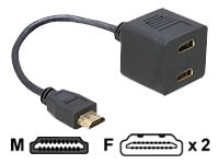 DeLock Konverter HDMI Stecker zu 2x HDMI Buchse