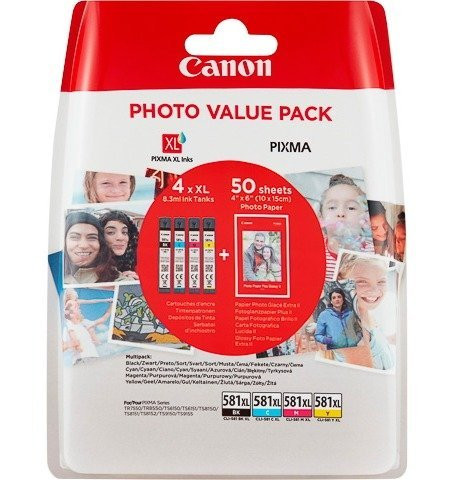 Canon Tinte CLI-581 XL Photo Value Pack