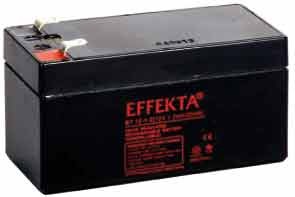 Effekta zbh. Akku, 12V-1, 2AH,