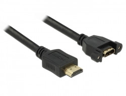 Delock Adapter HDMI-A Stecker > HDMI-A Buchse 1m